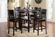 New Classic® Home Furnishings Gia 3-Piece Ebony Drop Leaf Counter Height Dining Set-1