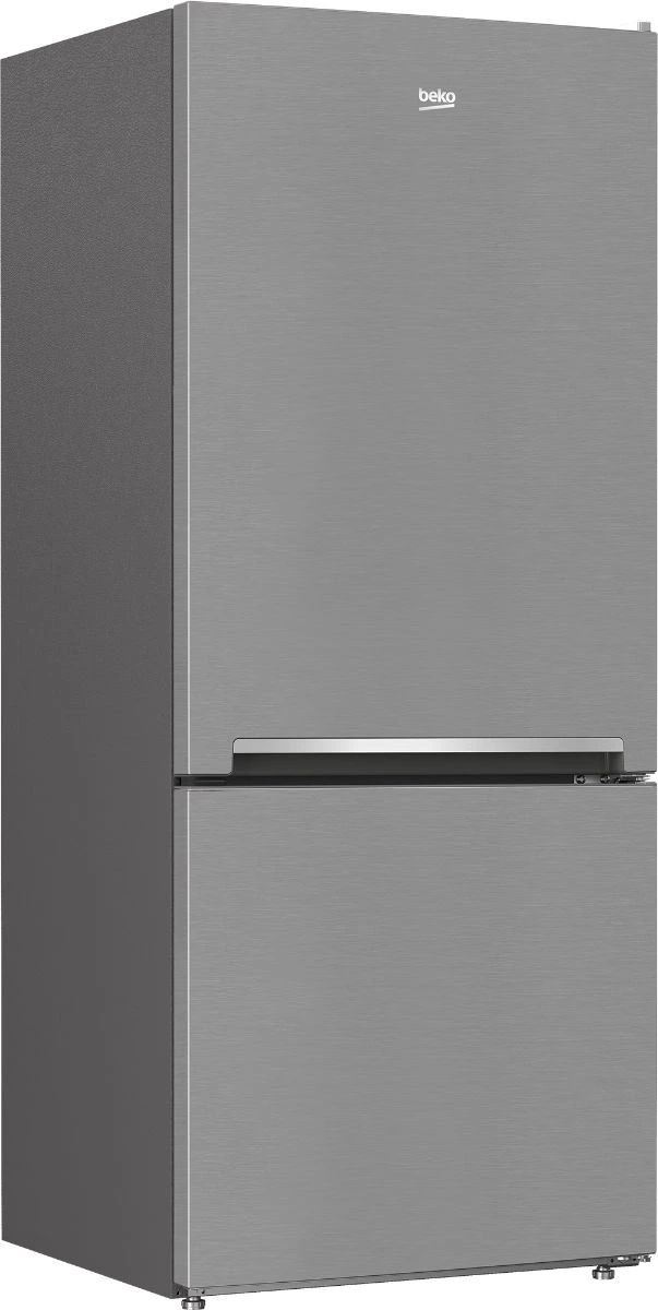 Beko 28" 13.8 Cu. Ft. Fingerprint-Free Stainless Steel Counter Depth Bottom Freezer Refrigerator-1