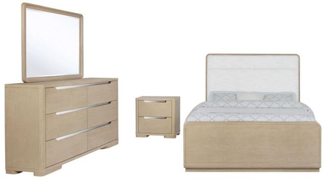 Coaster® Ladera 4-Piece Cream/Light Elm California King Bedroom Set-0