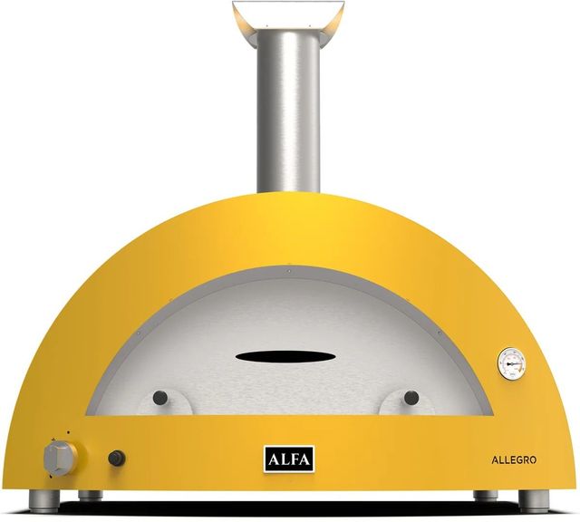 Alfa Moderno Fire Yellow Pizza Oven-0