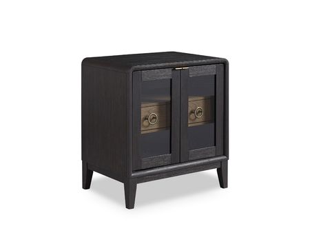 August Glass Door Nightstand