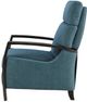 Olliix by Madison Park Blue Katniss Push Back Recliner-1