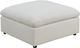 Elements International Cloud 9 Garrison Cotton Ottoman-0