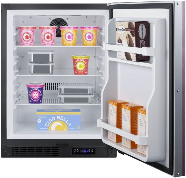 Summit® 24" 4.0 Cu. Ft. Panel Ready Undercounter Freezer-2