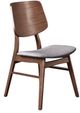 New Classic® Home Furnishings Oscar 5-Piece Clear/Gray/Walnut Dining Set-3