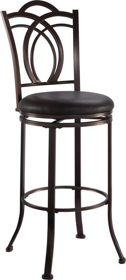 Linon Calif Coffee Brown Bar Stool-0