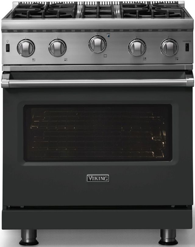 Viking® 5 Series 30" Antique Bronze Liquid Propane Pro Style Gas Range-3