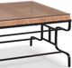 Century® Great South Bay Glass Top Coffee Table with Metal Base-2