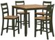 Signature Design by Ashley® Gesthaven 5-Piece Green/Natural Counter Height Dining Set-0