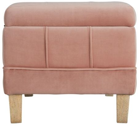 Elements International Crosby Royale Blush Storage Ottoman-2