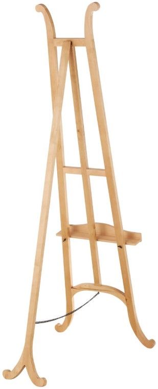 Deco Marche Light Brown 67" Tall Display Easel with Chain Support-1
