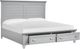 Magnussen Home® Charleston Harbor Gray California King Panel Storage Bed-0