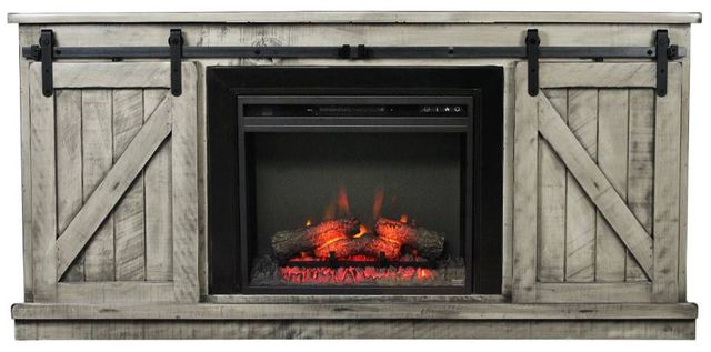 American Heartland Manufacturing Rustic 68" Provincial Fireplace Console-1