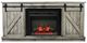 American Heartland Manufacturing Rustic 68" Provincial Fireplace Console-1