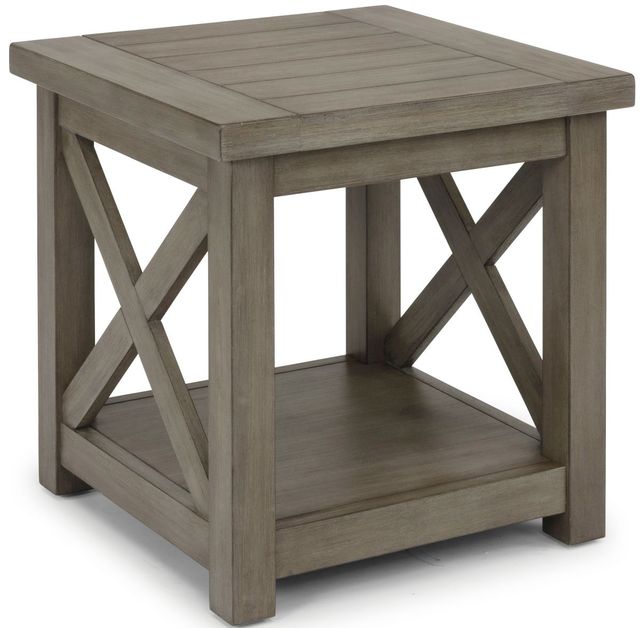 homestyles® Mountain Lodge Gray End Table-1
