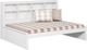 Donco Kids White Youth Full Bookcase Daybed-0