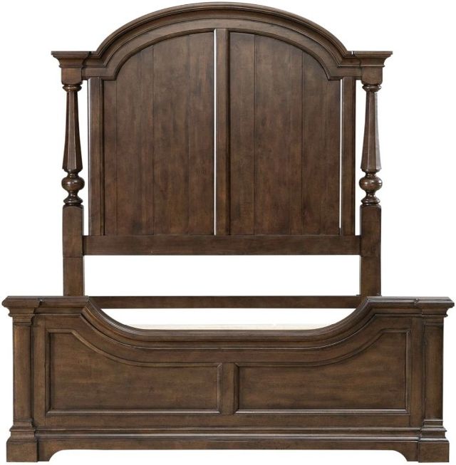 Liberty Furniture Arden Road Satin Cherry Queen Panel Bed-2