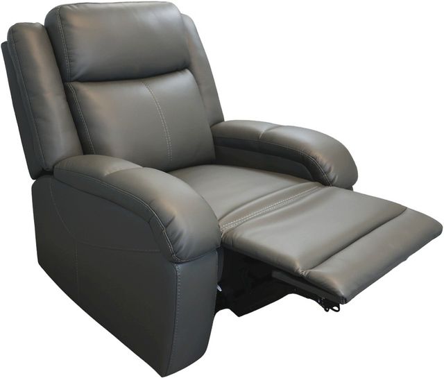 UltraComfort™ Warmth Collection Ember Ash Medium Power Recliner with Heat and Adjustable Headrest-3