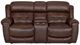 Franklin™ Corwin Dakota Brown Leather Manual Reclining Console Loveseat-0