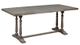 Olliix by Martha Stewart Tristan Natural and Grey Rectangular Dining Table-1