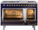 Ilve® Nostalgie II Series 48" Midnight Blue Pro Style Dual Fuel Range-1