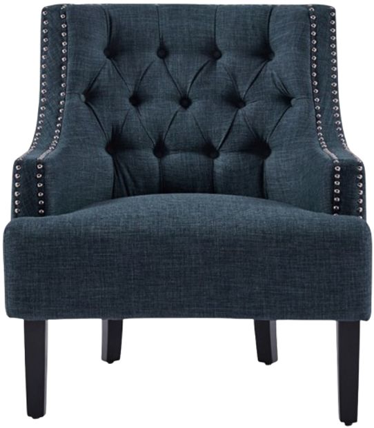Homelegance® Charisma Indigo Accent Chair-2