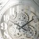A & B Home Black/White Gear Clock-1