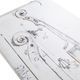Olliix by Madison Park Violin Study 3 Piece Set Offwhite 15x35x1" Canvas-2