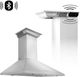 ZLINE 30" Stainless Steel Wall Mounted Range Hood with CrownSound® Bluetooth Speakers-4