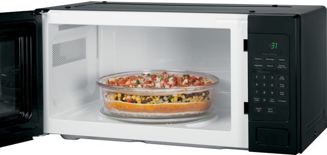 GE Profile™ 1.1 Cu. Ft. Black Countertop Microwave-2
