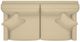 La-Z-Boy® Kennedy Sand Apartment Size Sofa-4