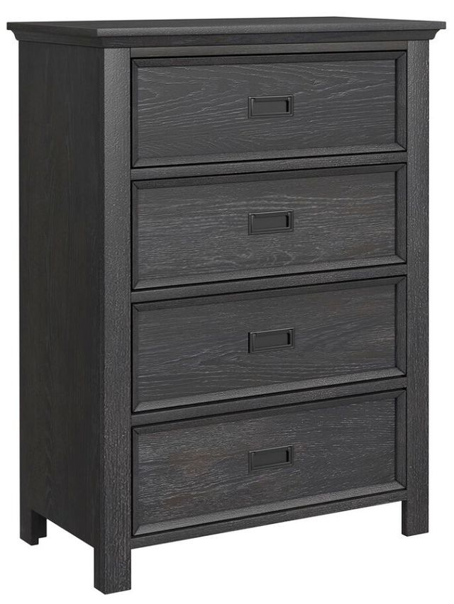 Elements International Hampton Kids Charcoal Chest -0