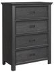 Elements International Hampton Kids Charcoal Chest -0