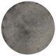 Currey & Company Pewter Top Accent Table with Cane Black Frame -1