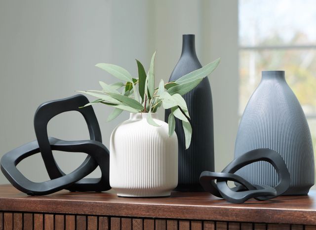 Signature Design by Ashley® Leithick 5-Piece Black/Gray/Tan Accessory Set-1