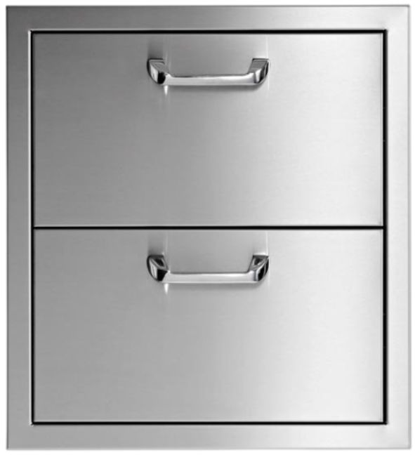 LYNX® Sedona 19" Stainless Steel Double Drawers-0