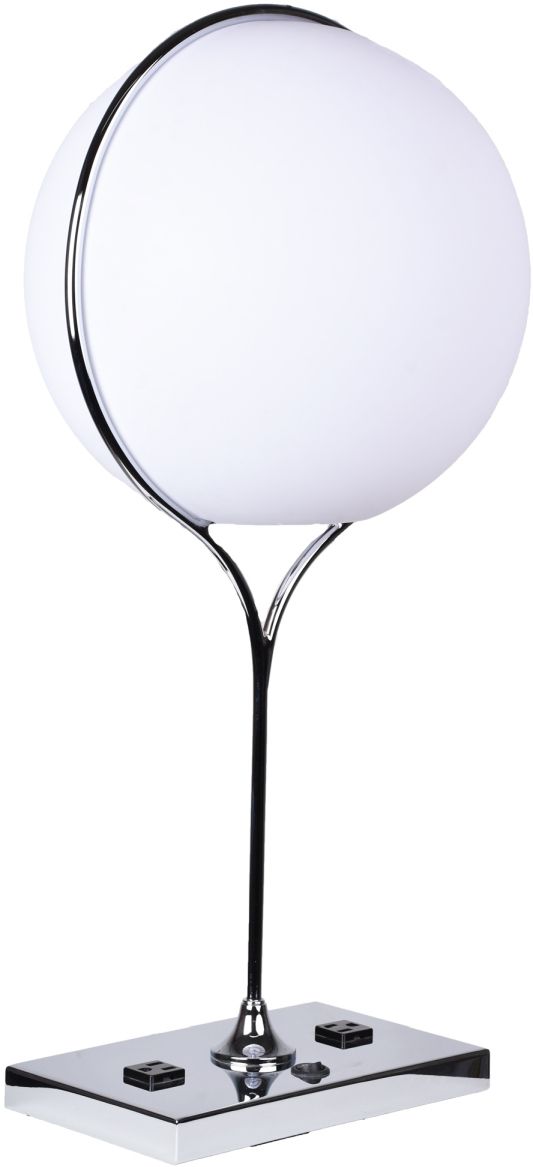 Renwil® Globo Chrome/Opal White Table Lamp-2