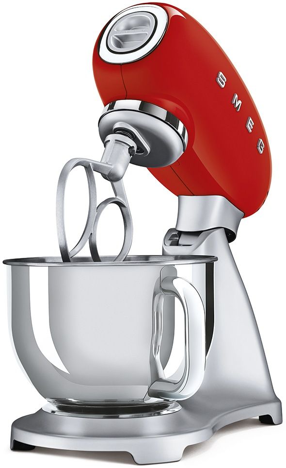 Smeg 50's Retro Style Aesthetic Red Stand Mixer-2