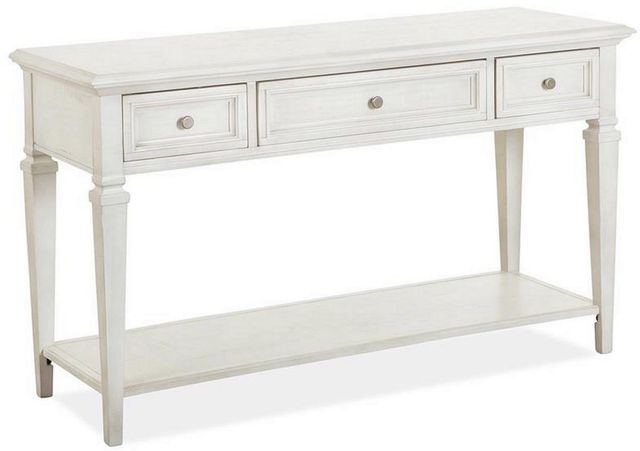 Magnussen Home® Newport Alabaster Sofa Table-0