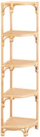 Crestview Collection Capri Natural/Tan Corner Shelf-0