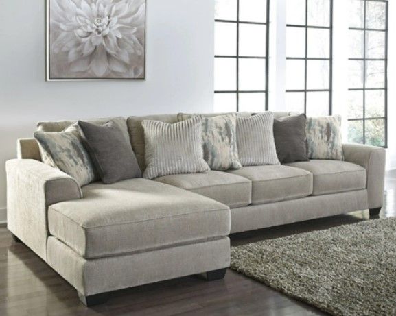 Benchcraft® Ardsley 2-Piece Pewter Living Room Set-3