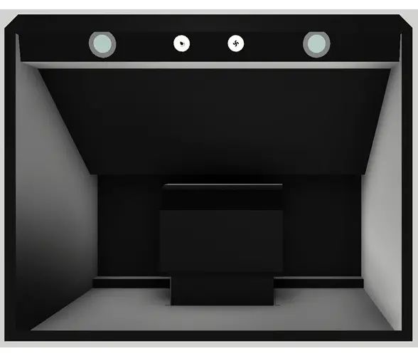 Vent-A-Hood® 36" Black Wall Mount Hood-2