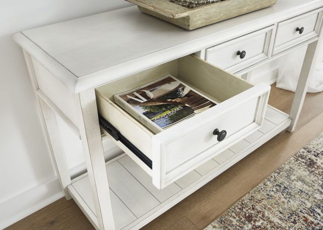 Signature Design by Ashley® Kanwyn Whitewash Sofa Table-1
