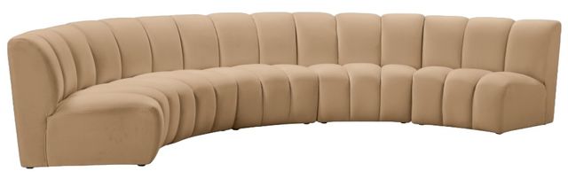 Meridian Furniture Infinity 5-Piece Camel Modular Sectional-0