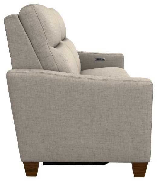 La-Z-Boy® Quinault Taupe Power Reclining Loveseat with Headrest-3