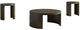 Coaster® Sweeney 3-Piece Dark Walnut Occasional Table Set-0