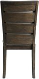 Elements International Grady 7-Piece Dark Walnut/Taupe Slat Back Dining Set-3