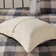 Olliix by Madison Park Ridge 7 Piece Neutral California King Herringbone Comforter Set-4