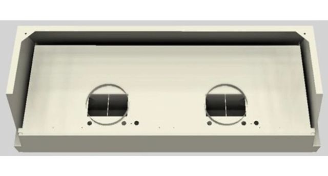 Vent-A-Hood® Designer Series 60" Biscuit Wall Mounted Range Hood-2