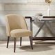 Olliix by Madison Park Bexley Natural Rounded Back Dining Chair-4